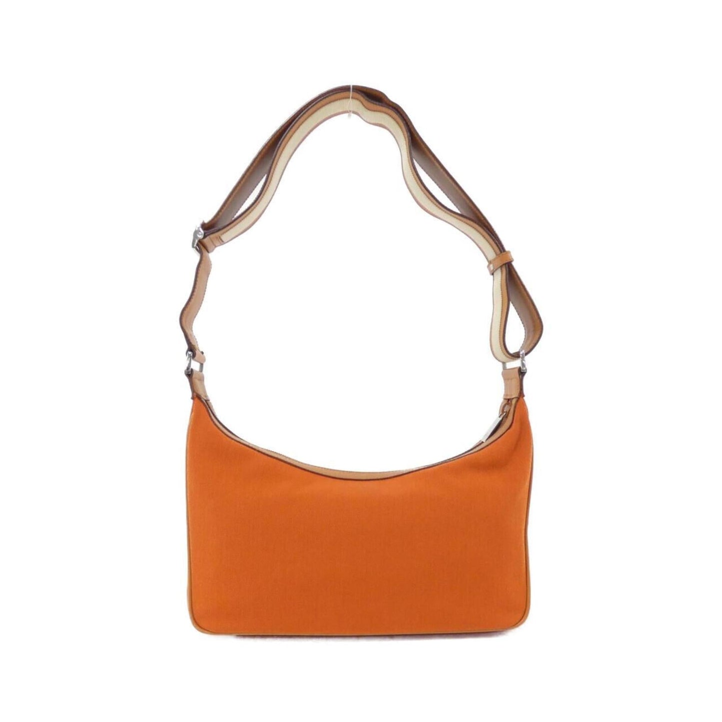 Gucci Light Brown Canvas Leather Shoulder Bag