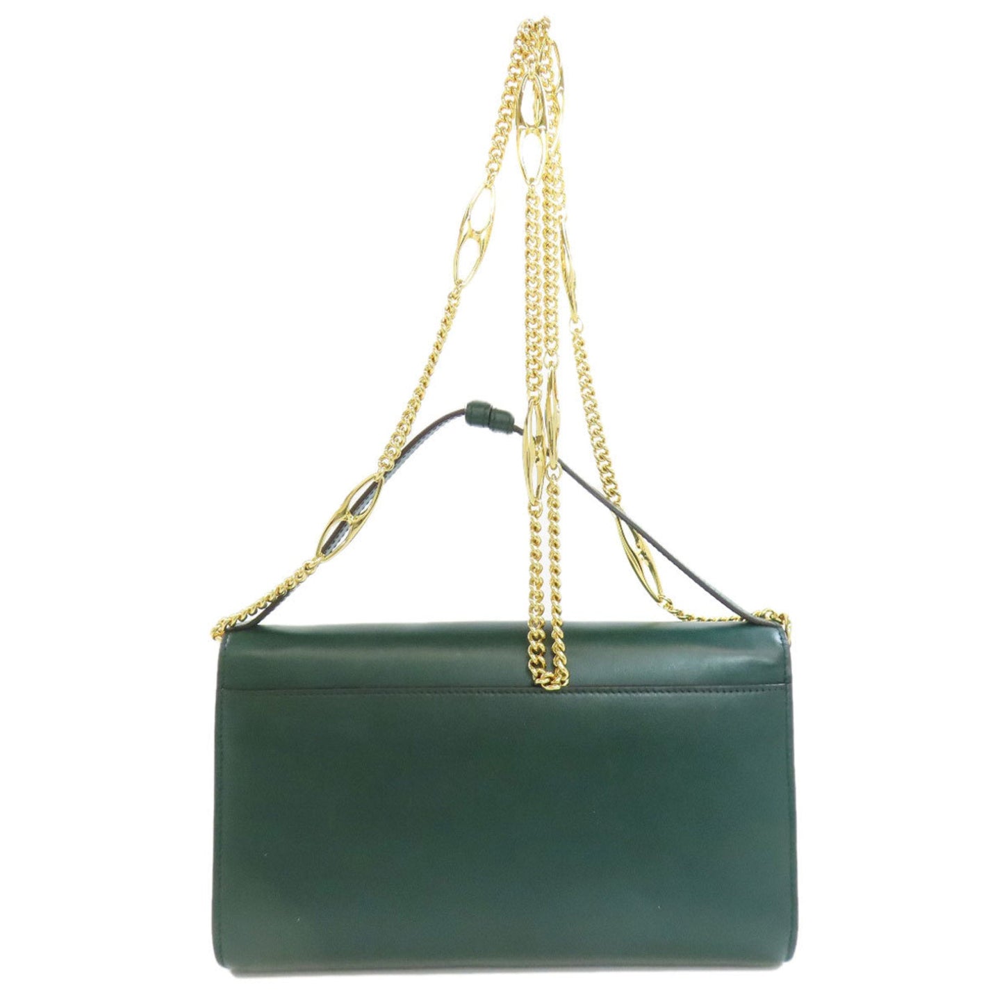 Gucci Green Leather Handbag