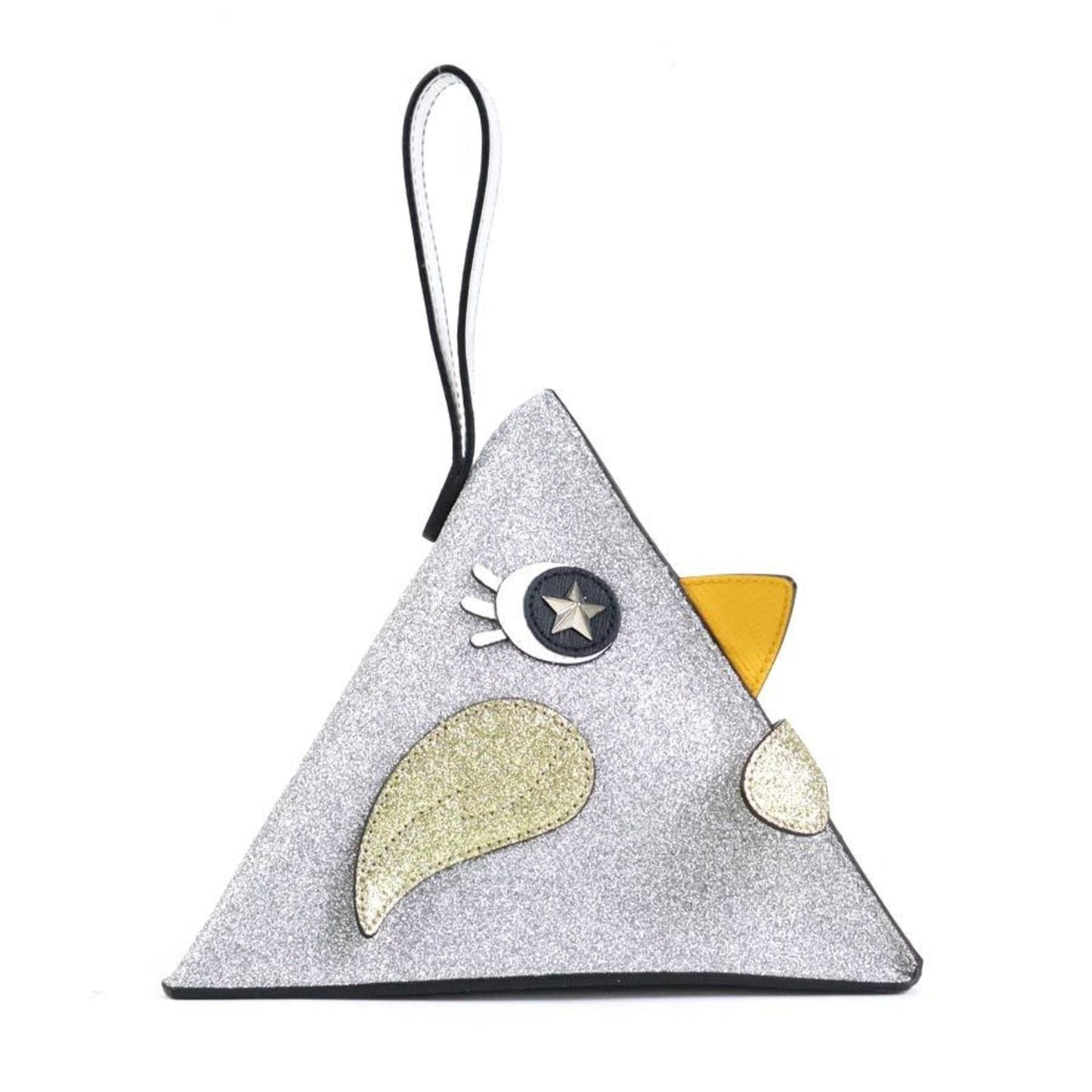 Gucci Multi-Color Silver Leather Handbag