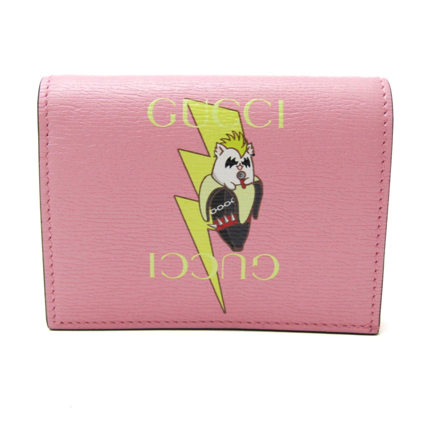 Gucci Multi-Color Pink Leather Wallet (Bi-Fold)