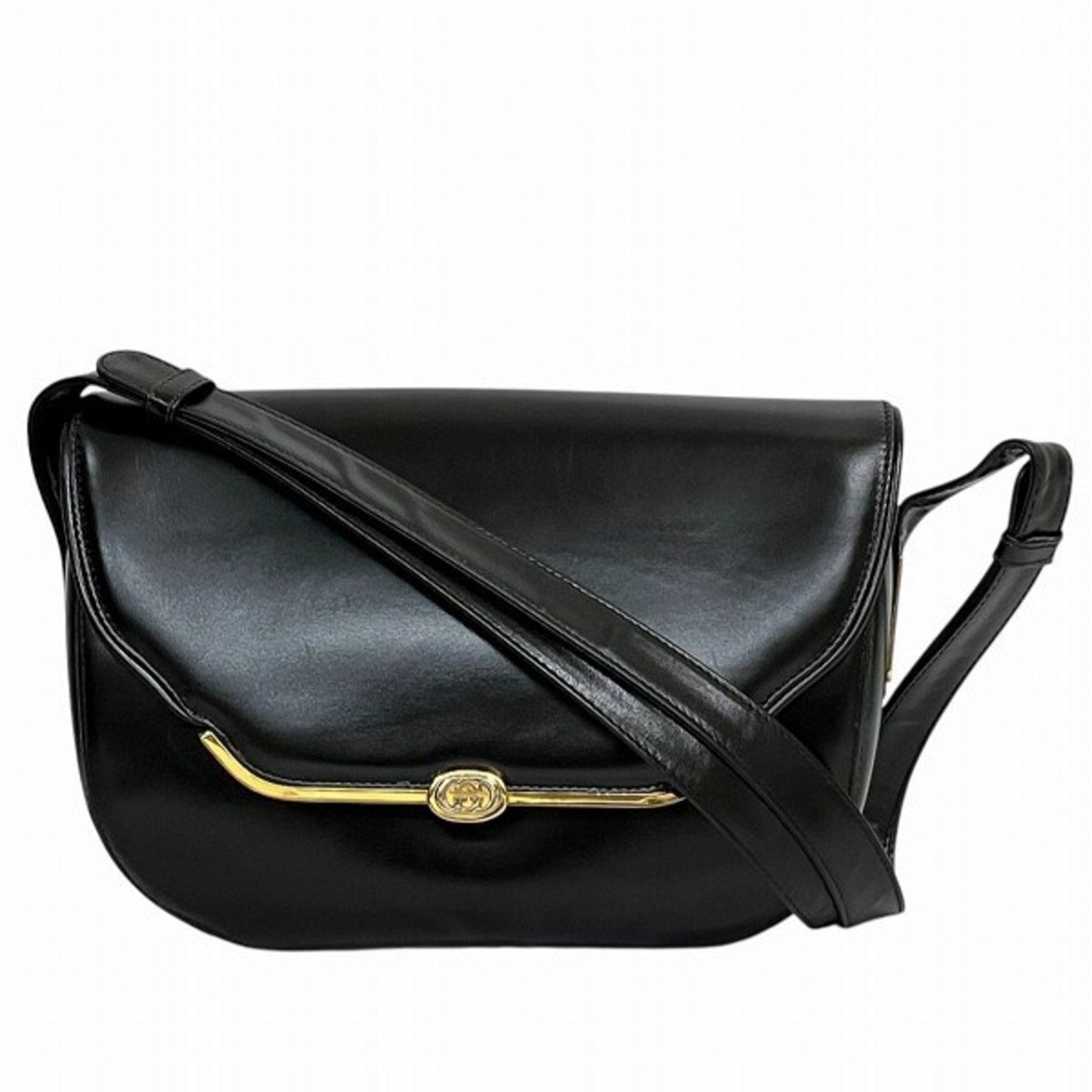 Gucci Black Leather Shoulder Bag
