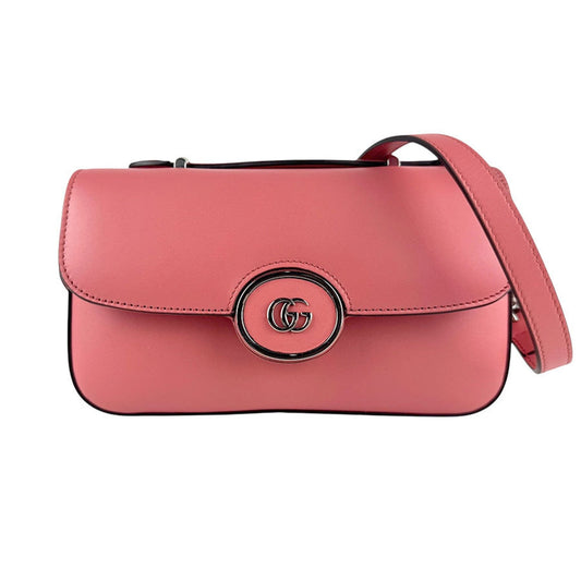 Gucci Pink Leather Shoulder Bag