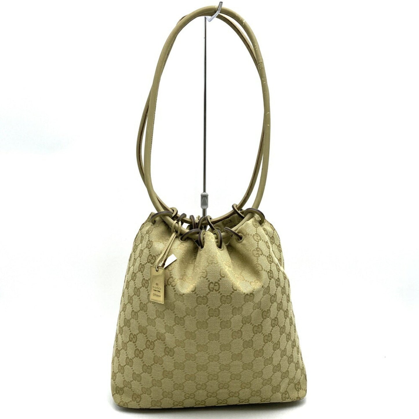 Gucci Gg Canvas Beige Gg Canvas Shoulder Bag