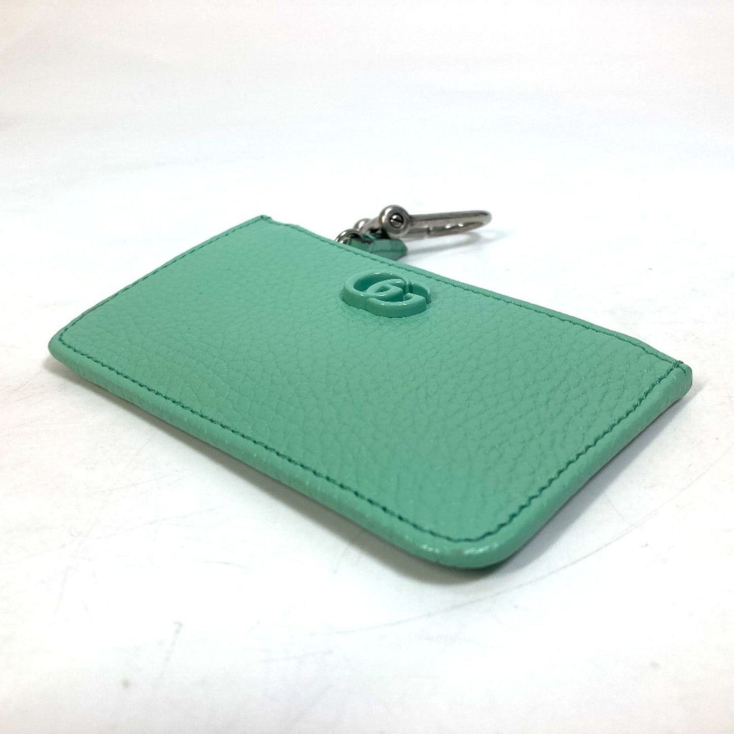 Gucci Green Leather Coin Purse/Coin Case