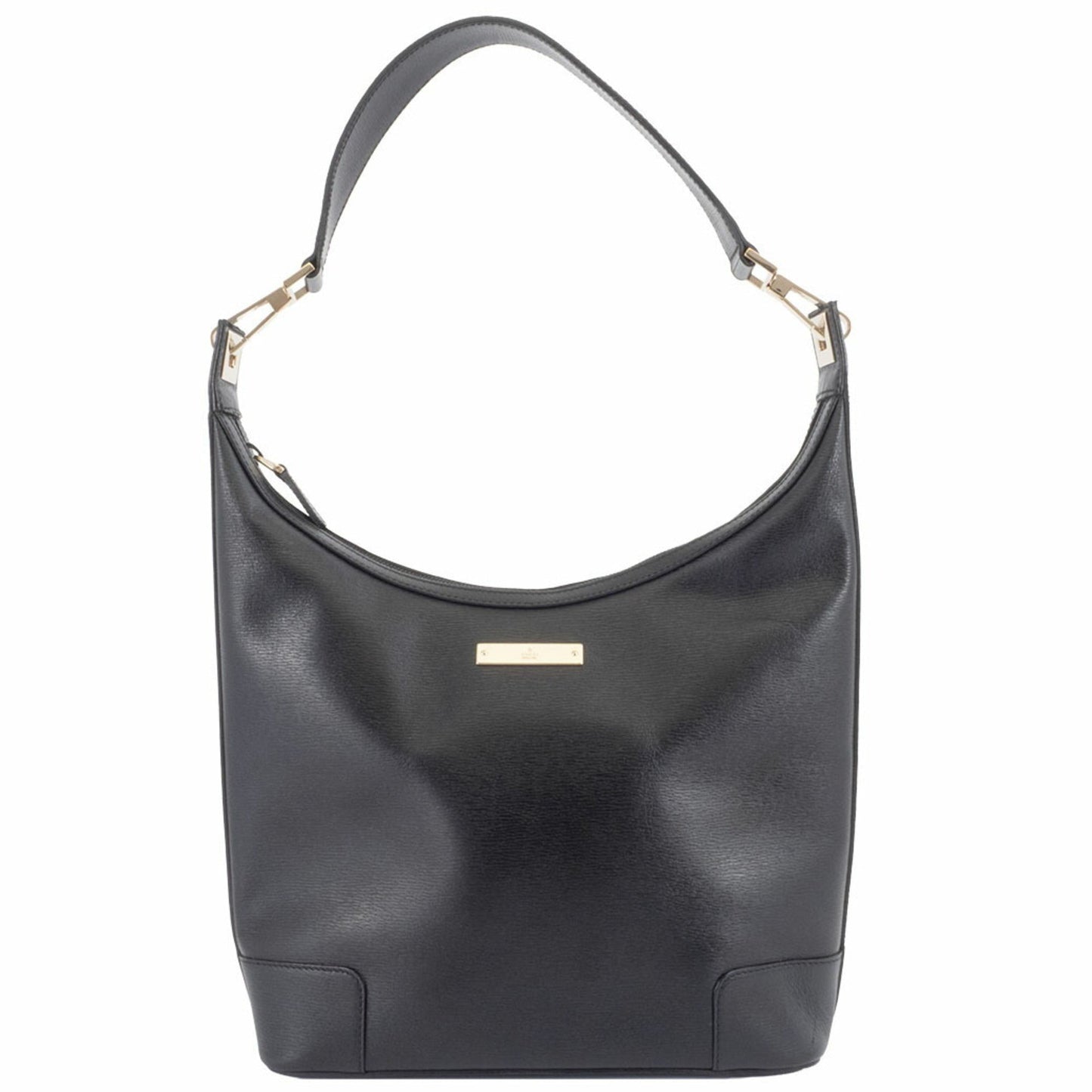 Gucci Black Leather Tote Bag