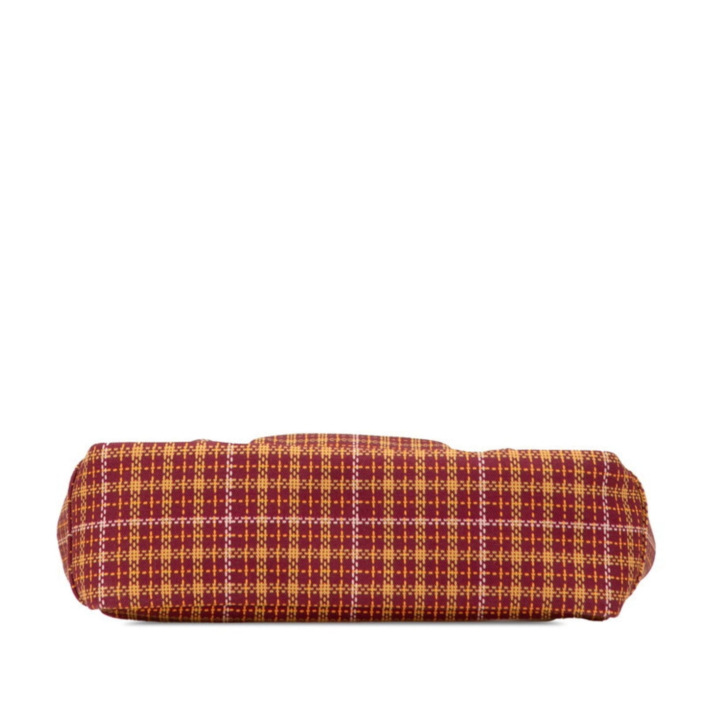 Gucci Bordeaux Brown Canvas Leather Handbag Tote Bag