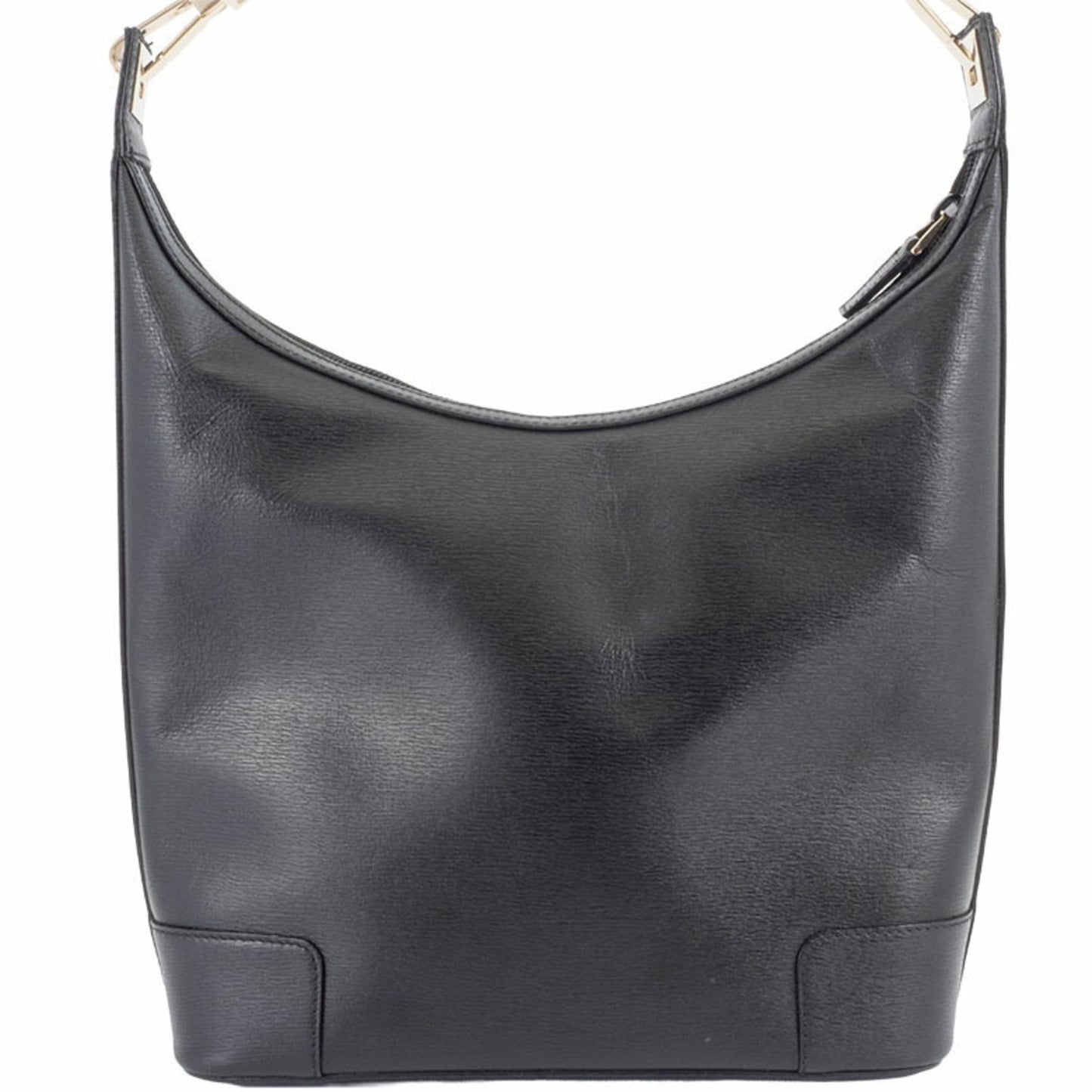 Gucci Black Leather Tote Bag