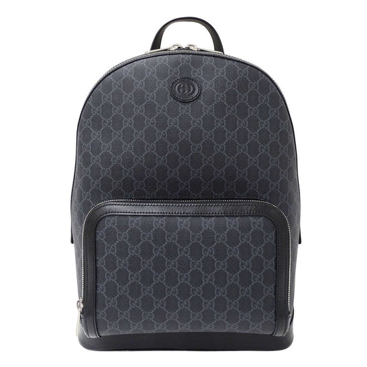 Gucci Black Gg Supreme Backpack