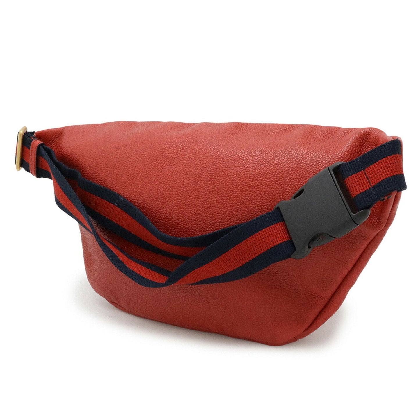 Gucci Green Red Color Yellow Leather Fanny Pack