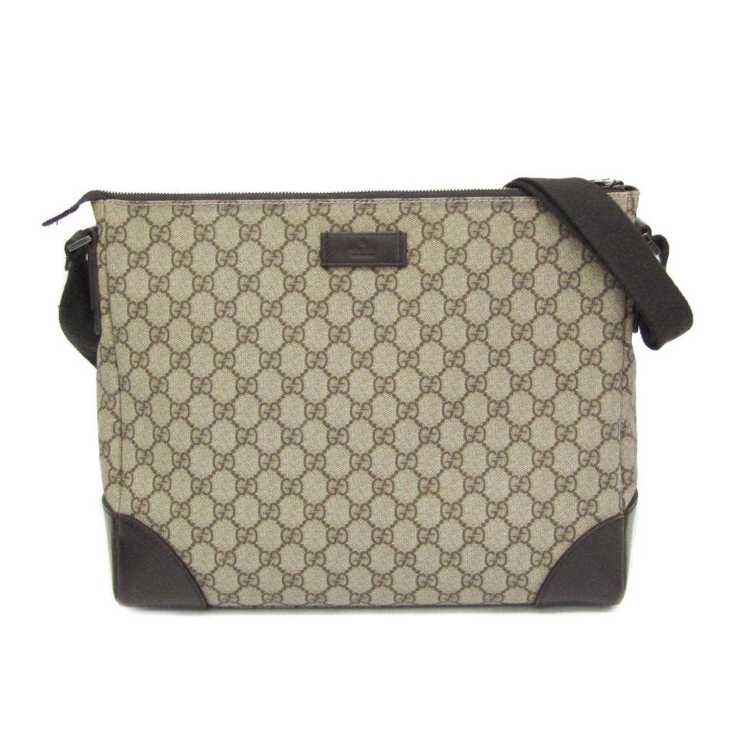 Gucci Beige Brown Gg Supreme Shoulder Bag