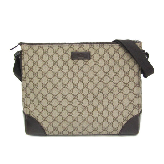 Gucci Beige Brown Gg Supreme Shoulder Bag