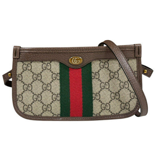 Gucci Beige Brown Gg Supreme Shoulder Bag
