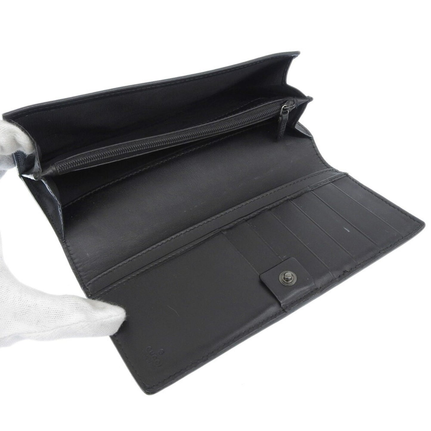 Gucci Black Leather Coin Purse/Coin Case