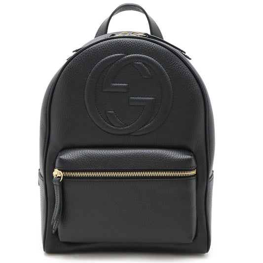 Gucci Soho Black Leather Backpack