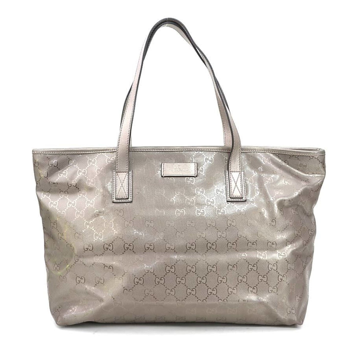 Gucci Gg Imprimé Metallic Brown Gg Imprimé Handbag