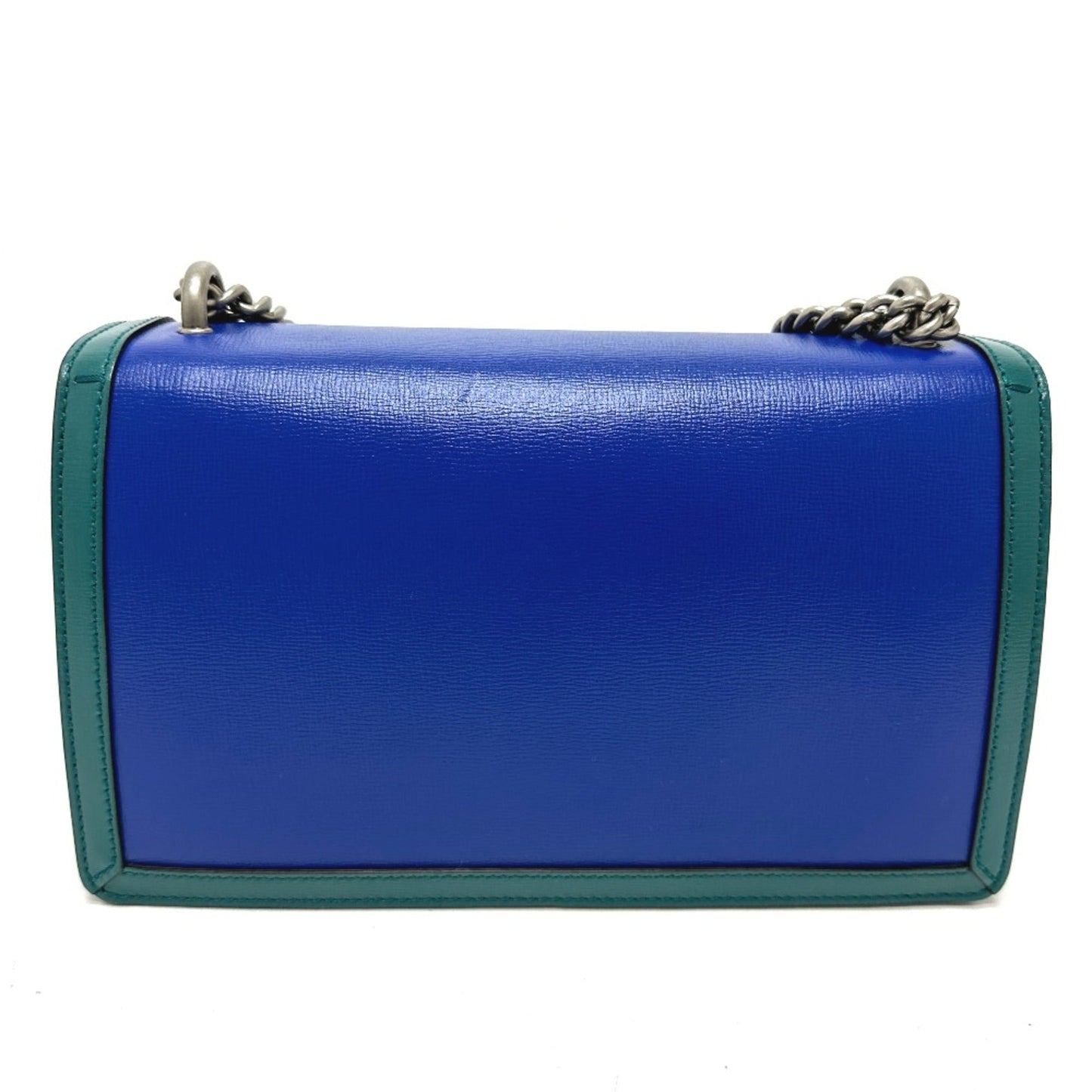 Gucci Blue Leather Shoulder Bag