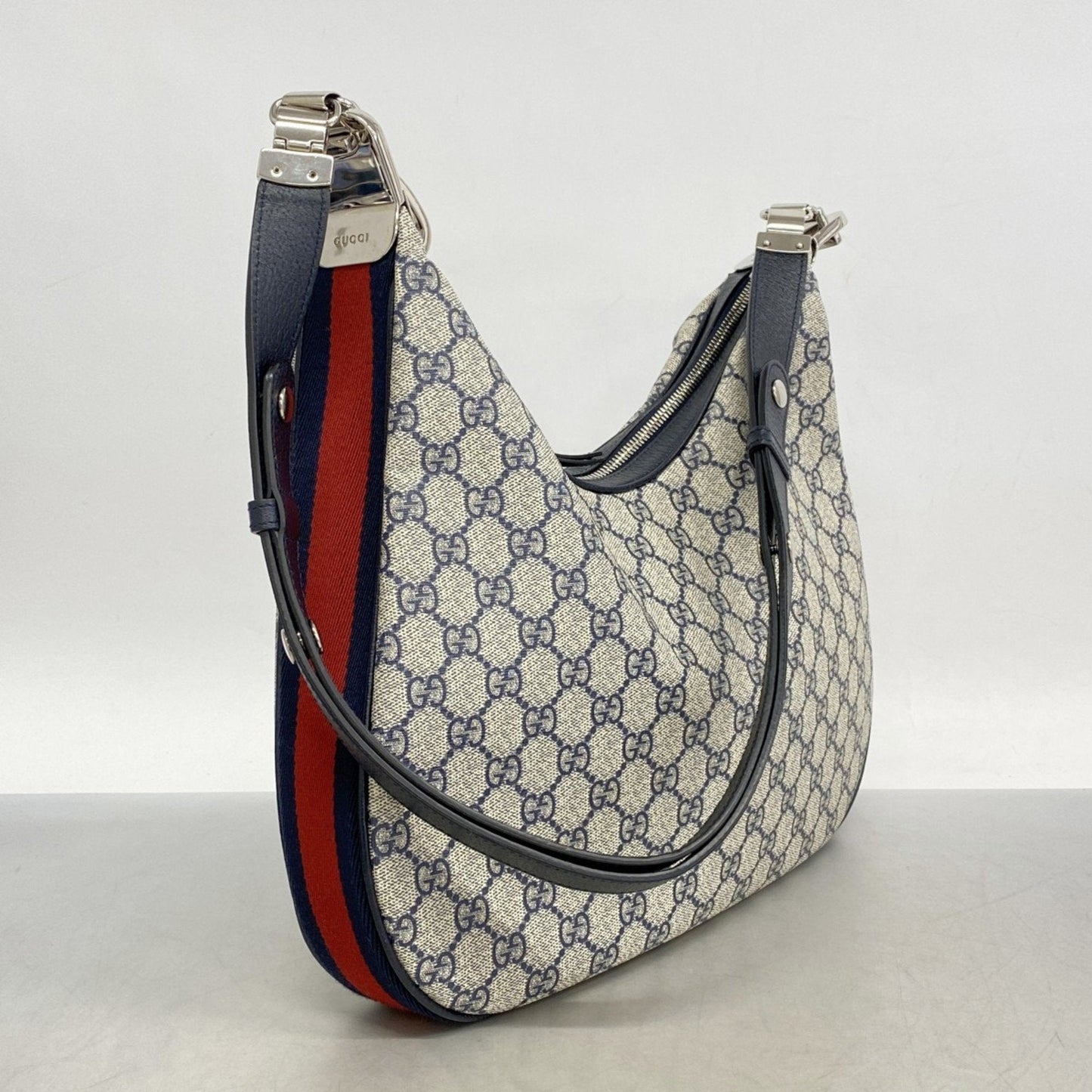Gucci Navy Pvc Shoulder Bag