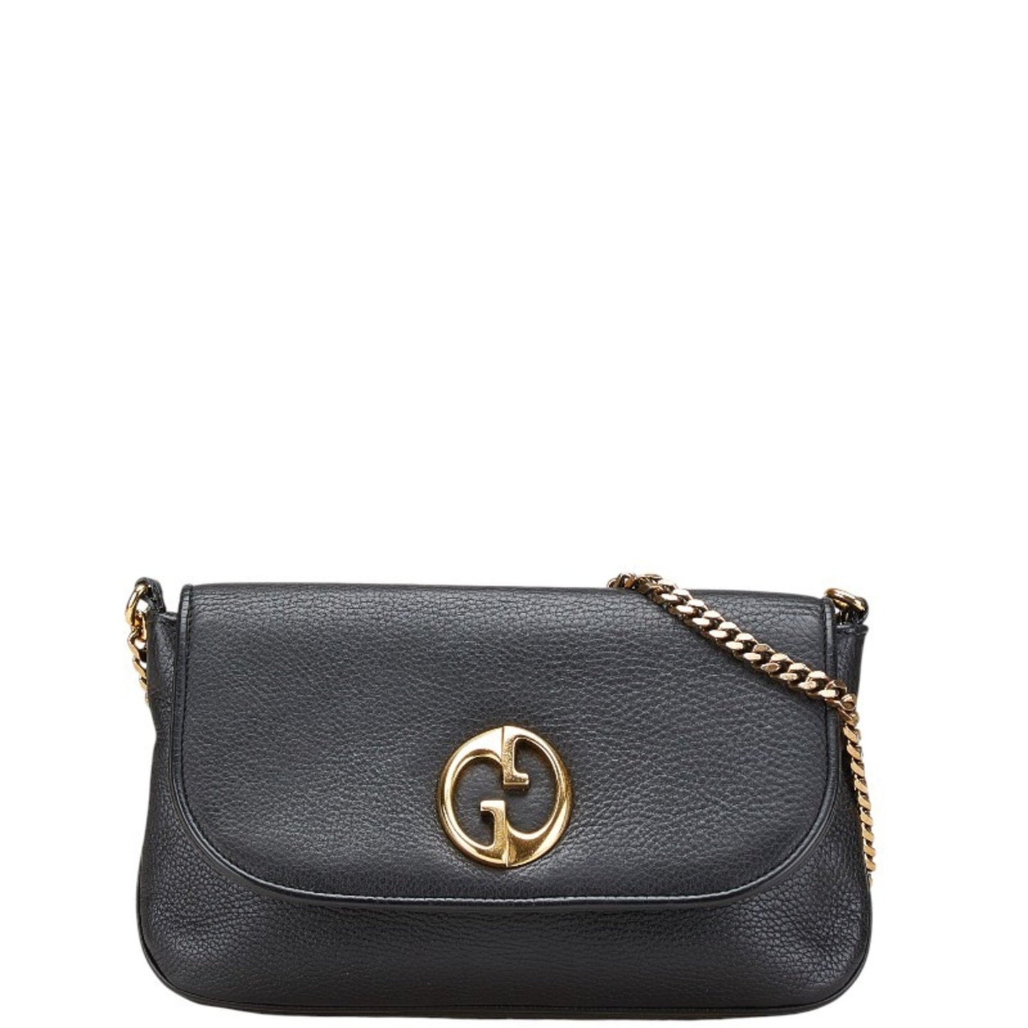 Gucci Black Leather Shoulder Bag