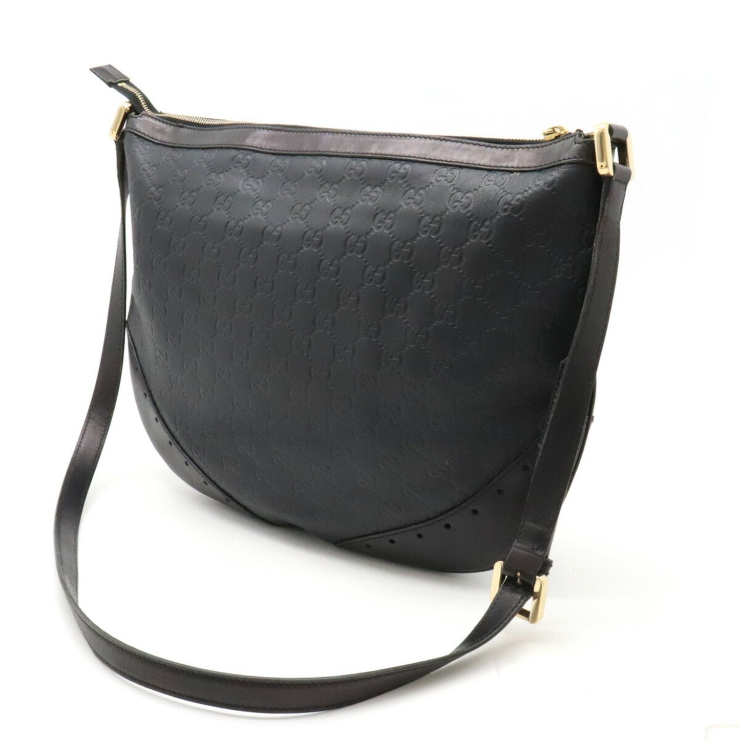 Gucci Black Leather Shoulder Bag