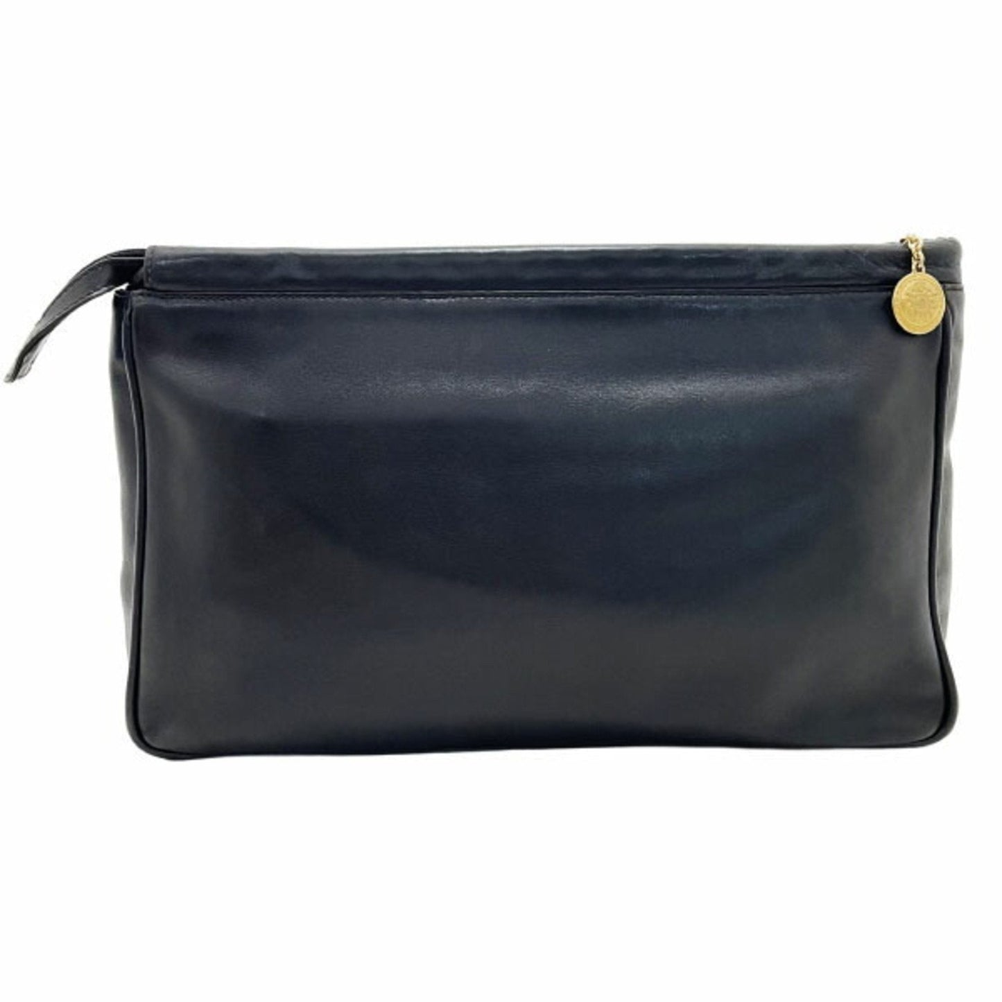 Gucci Black Leather Clutch Bag Pouch