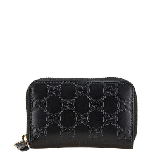 Gucci Black Leather Coin Purse/Coin Case