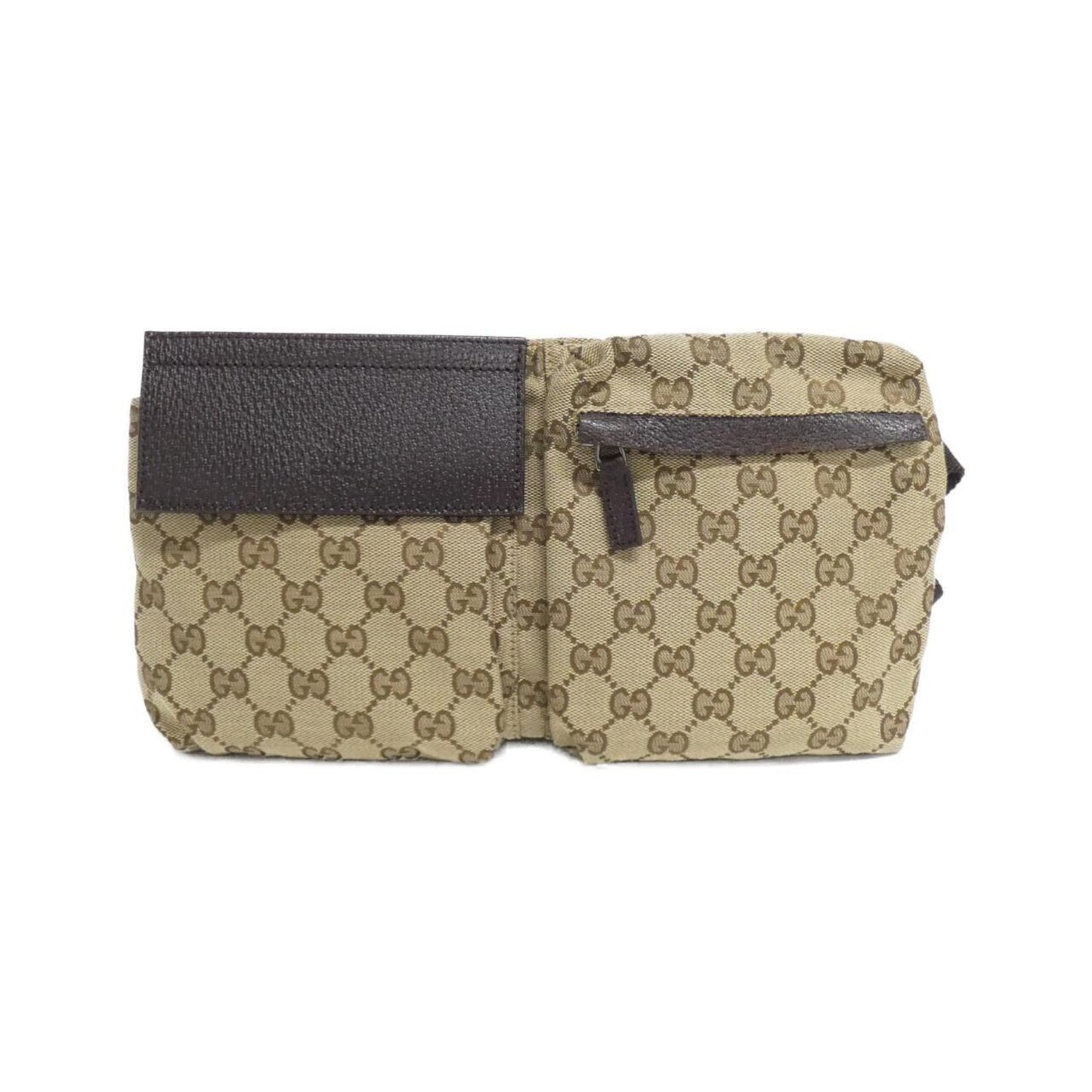 Gucci Beige Brown Gg Canvas Fanny Pack