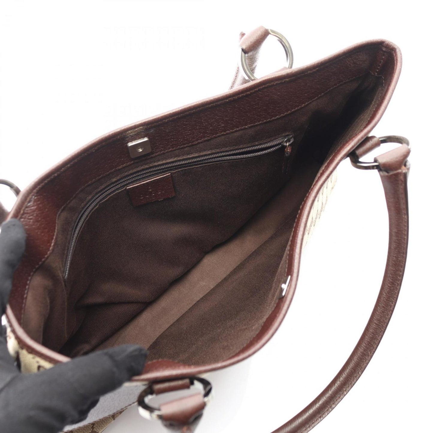 Gucci Gg Canvas Beige Brown Gg Canvas Tote Bag