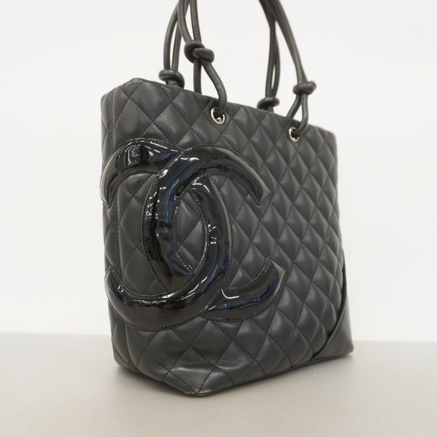 Chanel Black Leather Tote Bag