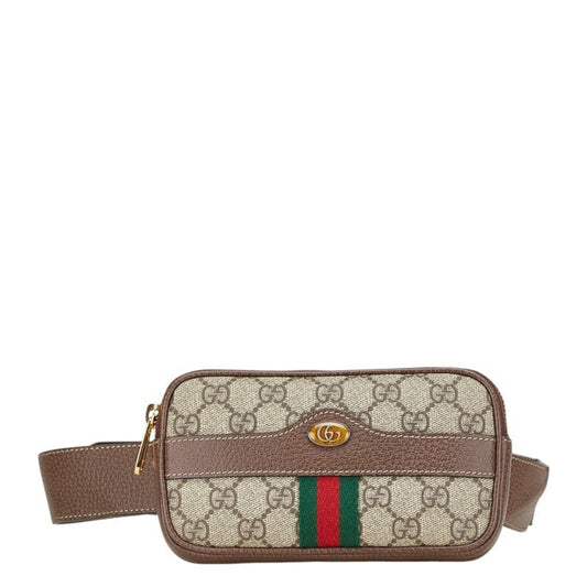 Gucci Beige Multi-Color Pvc Leather Sling Bag
