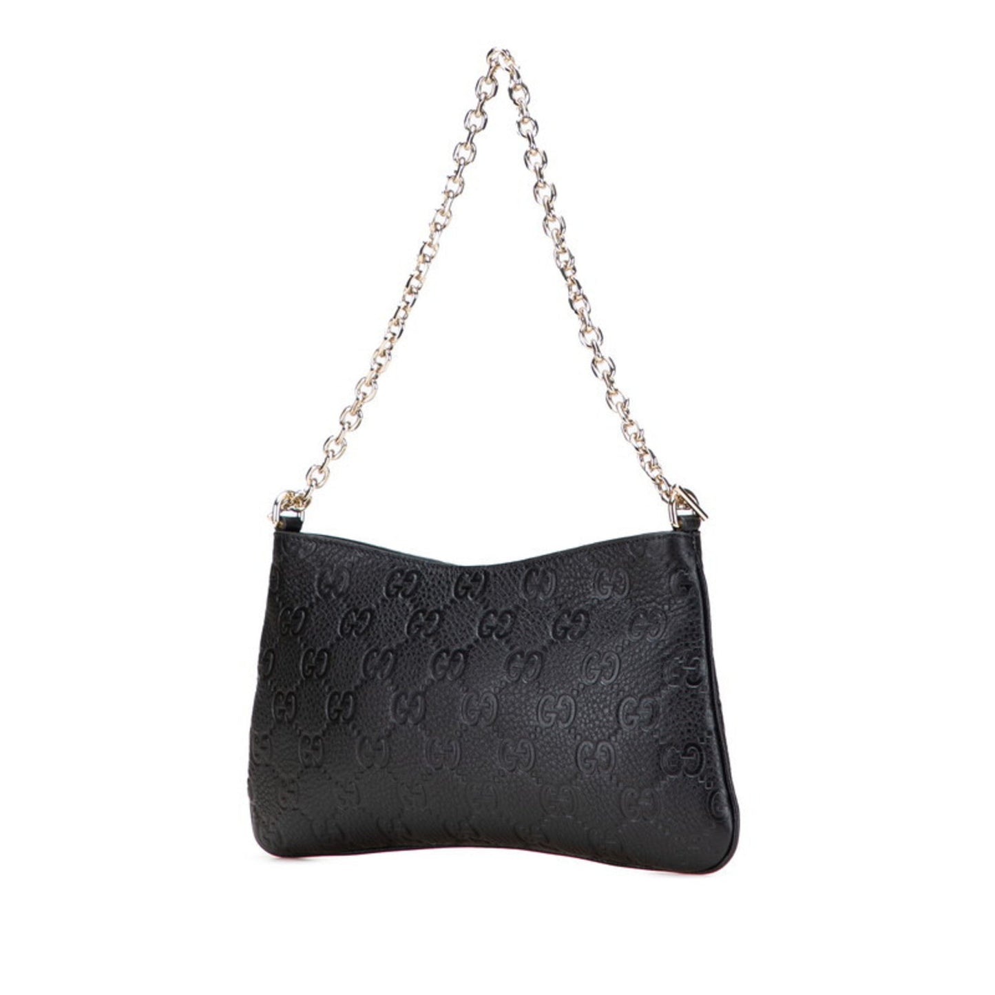 Gucci Black Leather Handbag Shoulder Bag