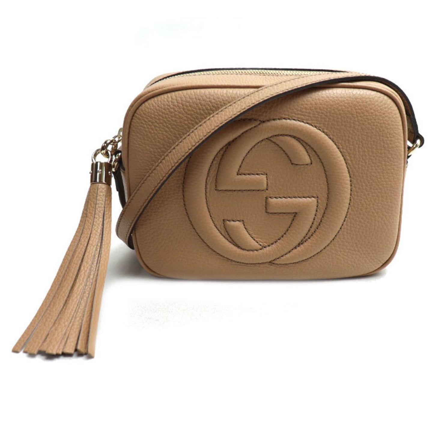 Gucci Beige Leather Shoulder Bag