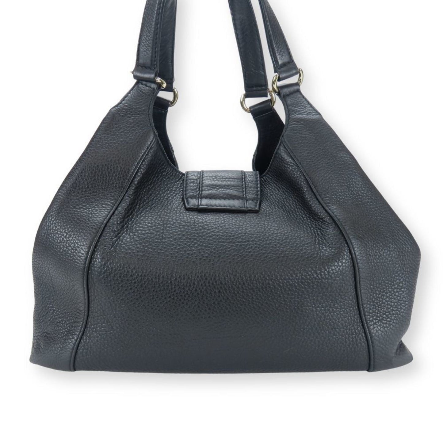 Gucci Black Leather Tote Bag