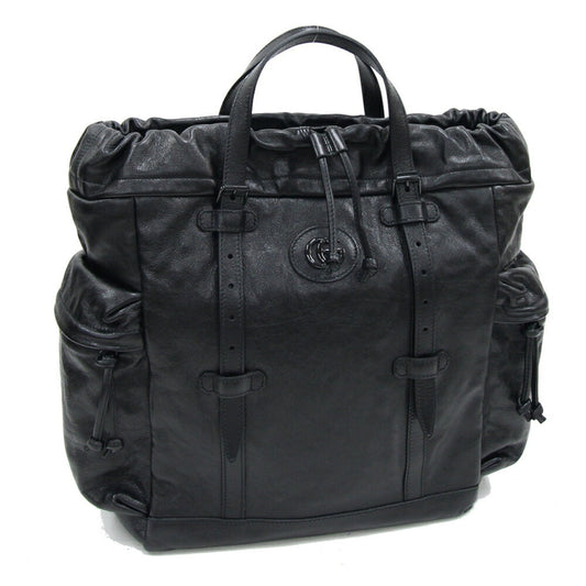 Gucci Black Leather Tote Bag