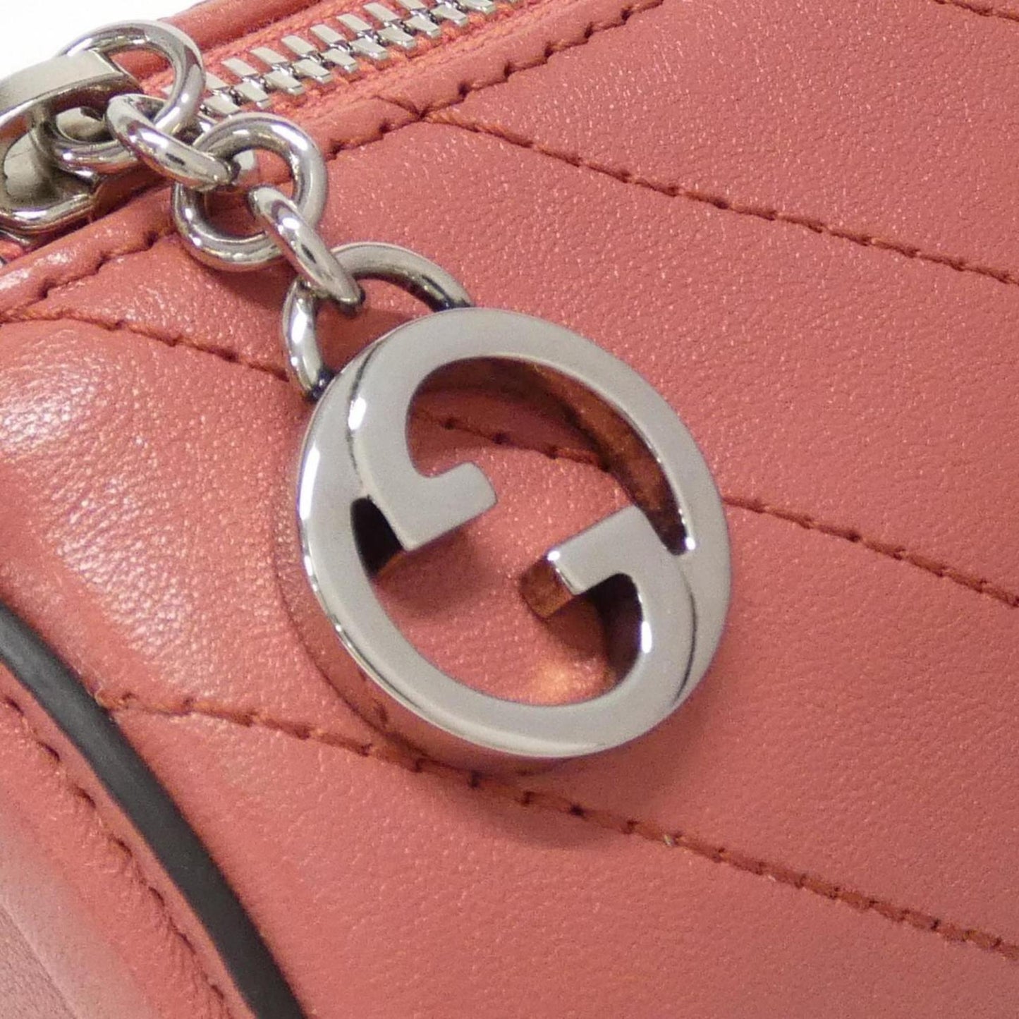 Gucci Pink Leather Shoulder Bag