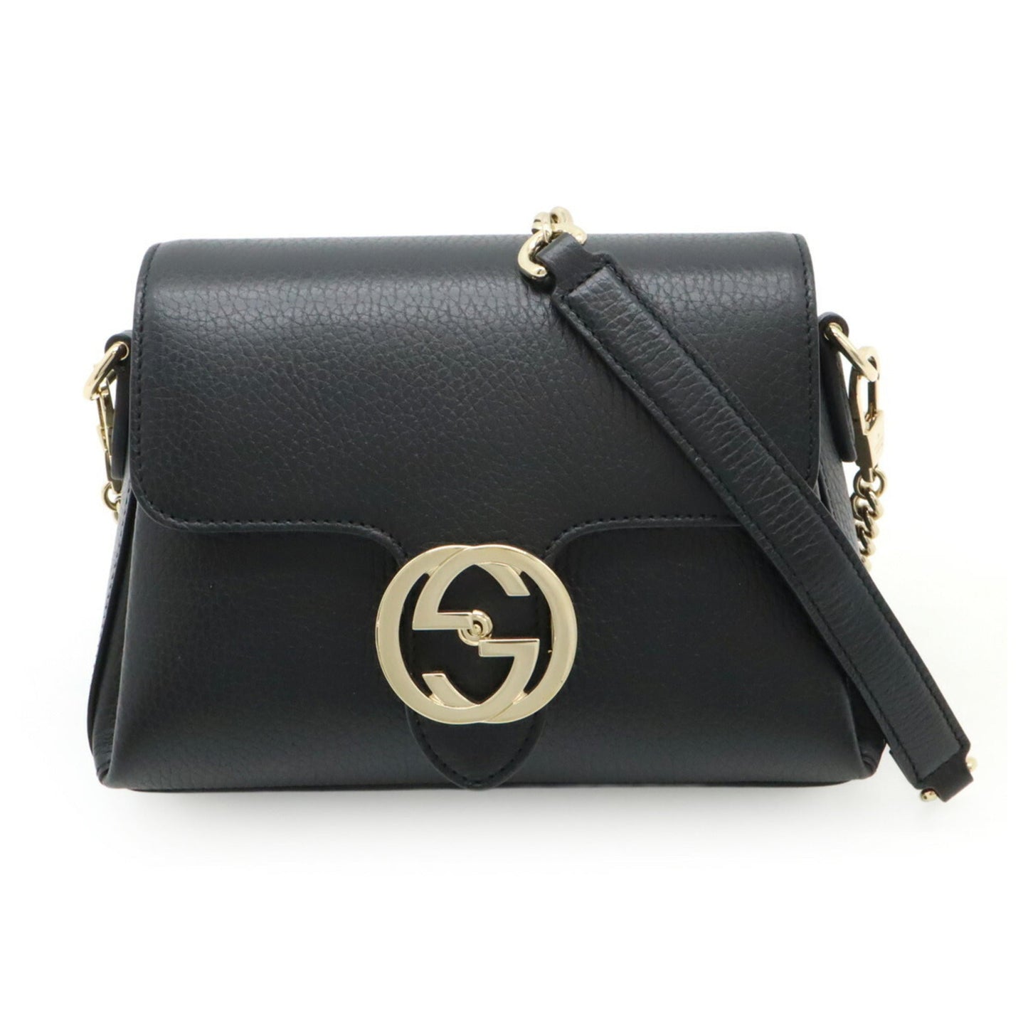 Gucci Black Leather Clutch Bag Shoulder Bag