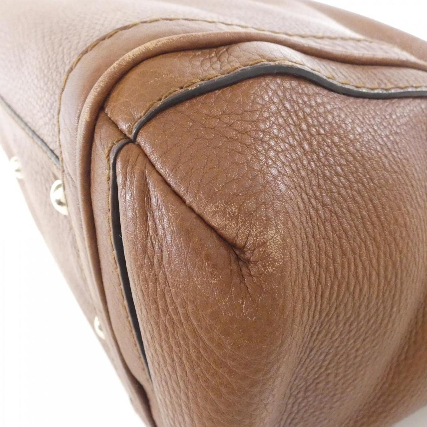 Gucci Brown Leather Shoulder Bag