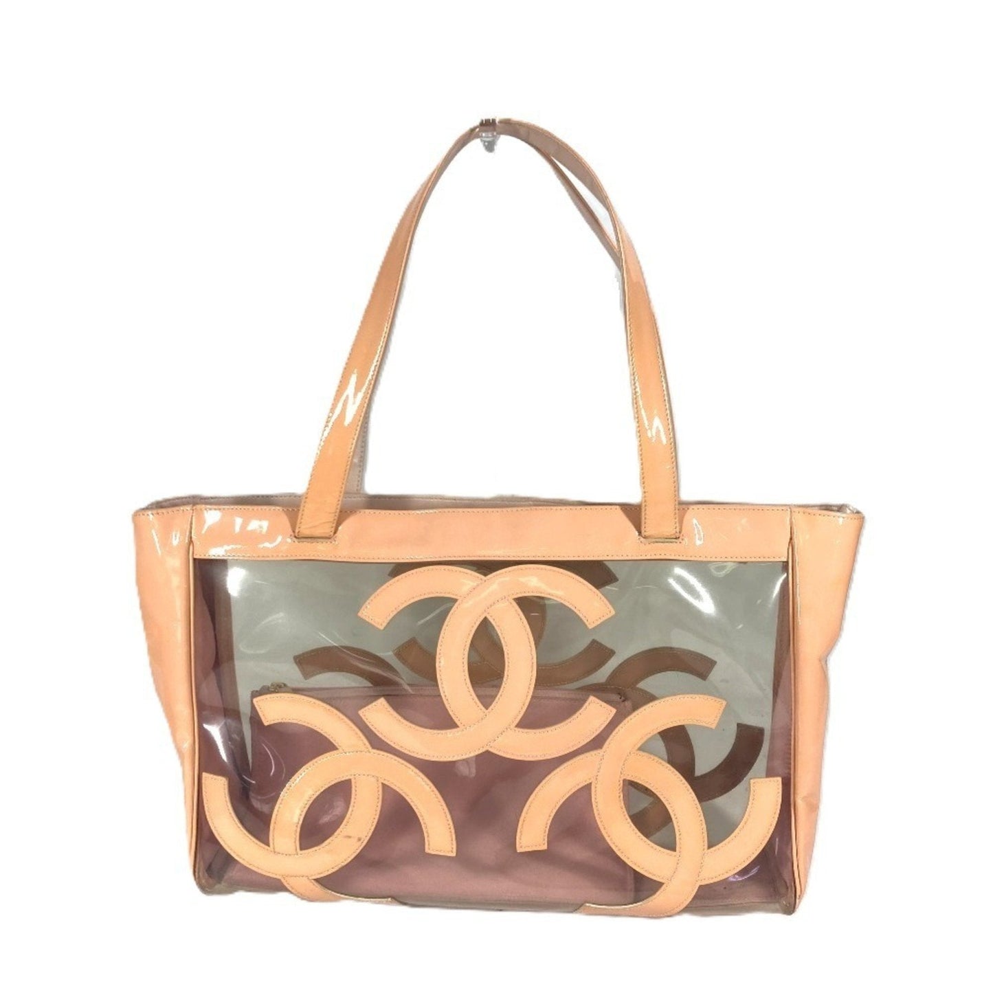 Chanel Pink Vinyl Shoulder Bag Tote Bag