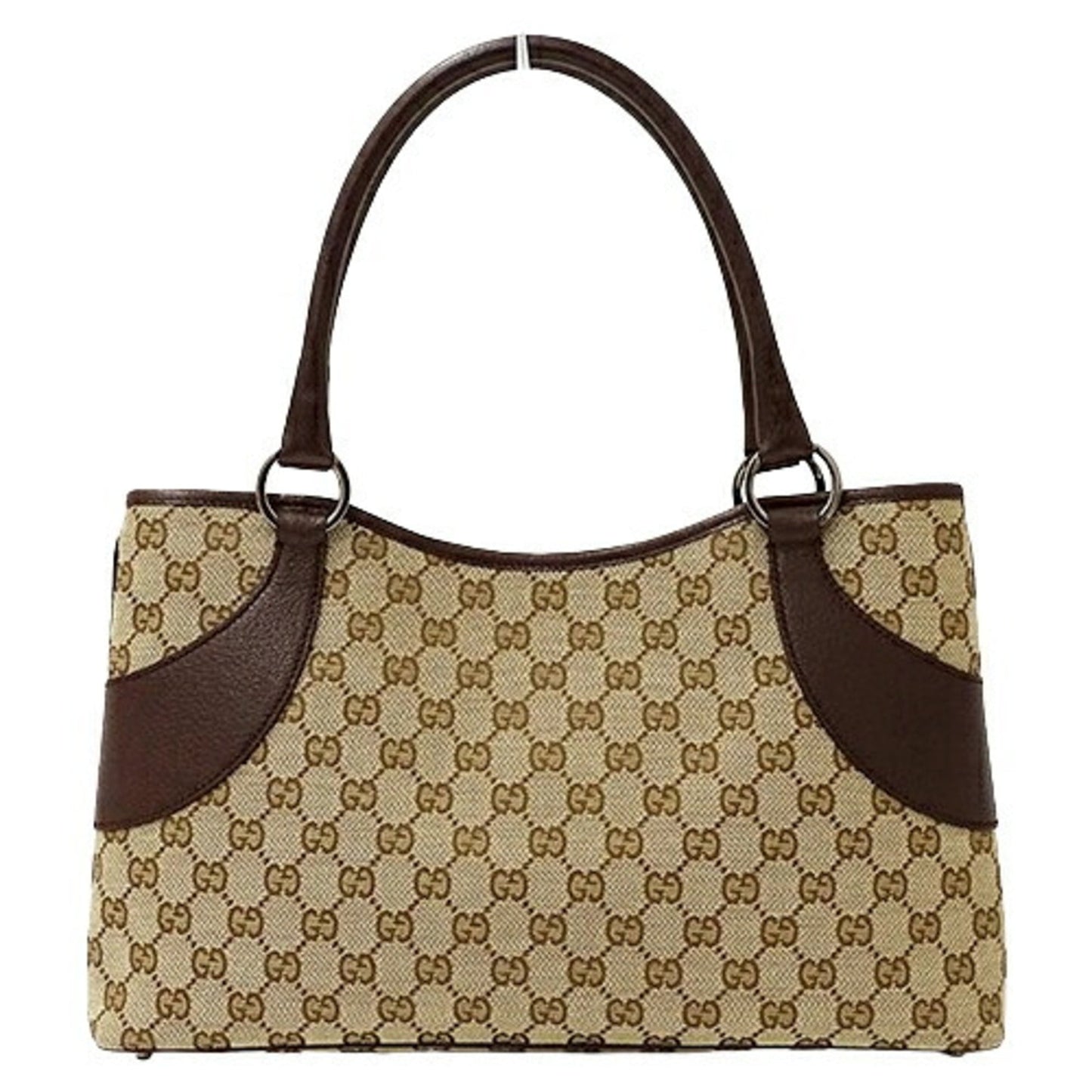 Gucci Beige Brown Gg Canvas Tote Bag