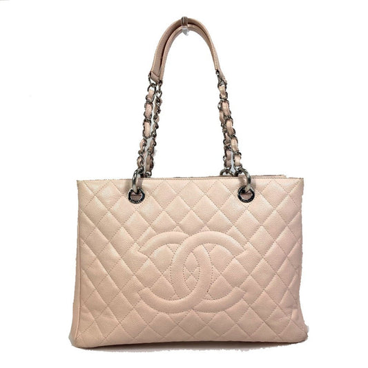 Chanel Matelasse Pink Grained Calfskin Shoulder Bag Tote Bag