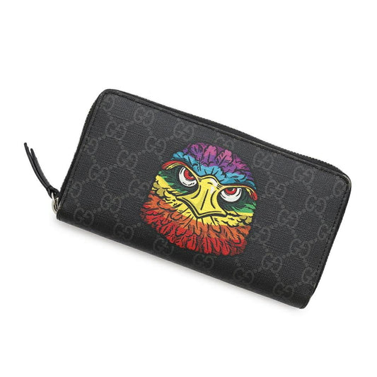 Gucci Black Gg Supreme Long Wallet (Bi-Fold)