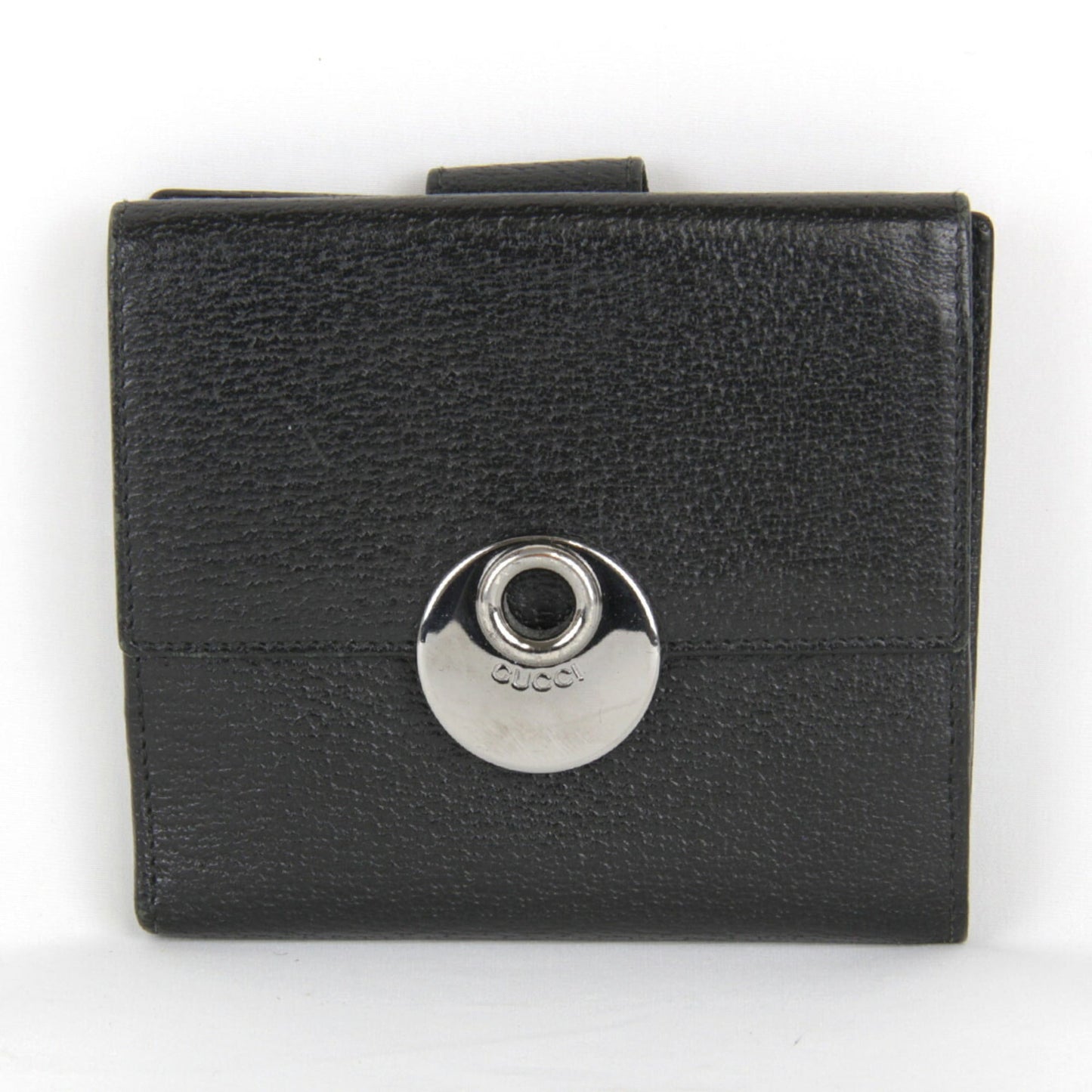 Gucci Black Leather Wallet (Bi-Fold)