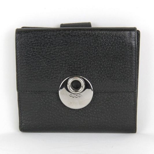 Gucci Black Leather Wallet (Bi-Fold)