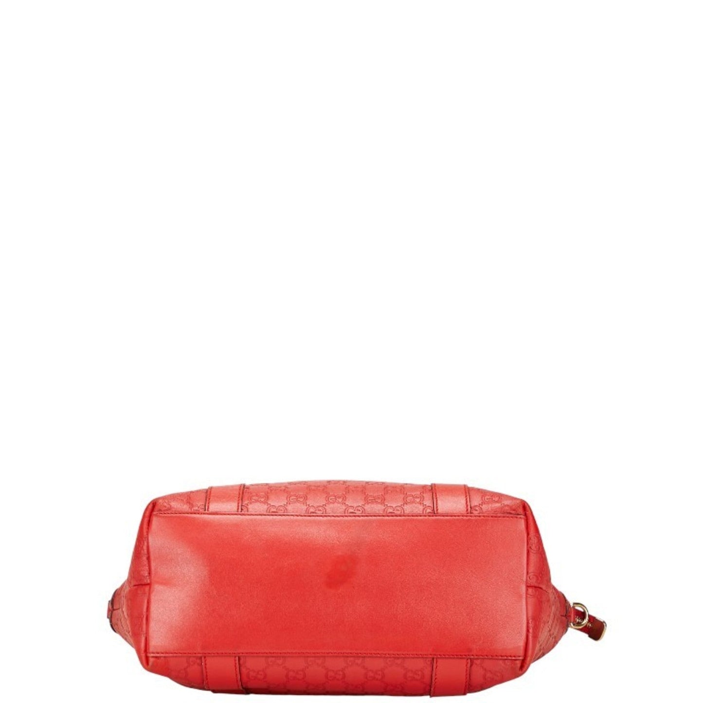 Gucci Guccissima Red Color Leather Shoulder Bag Tote Bag