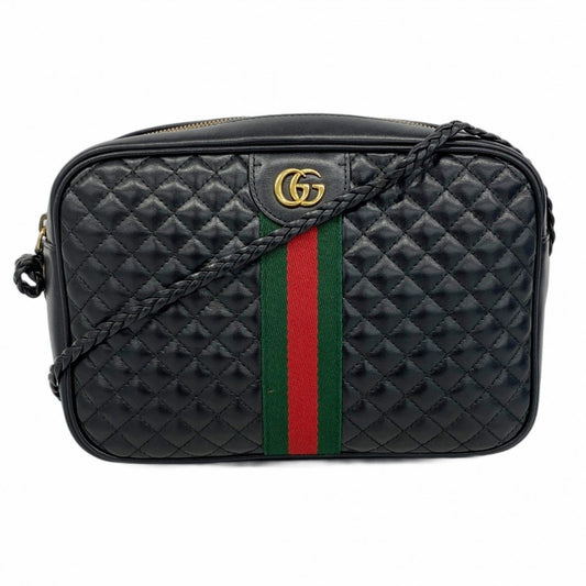 Gucci Black Leather Shoulder Bag