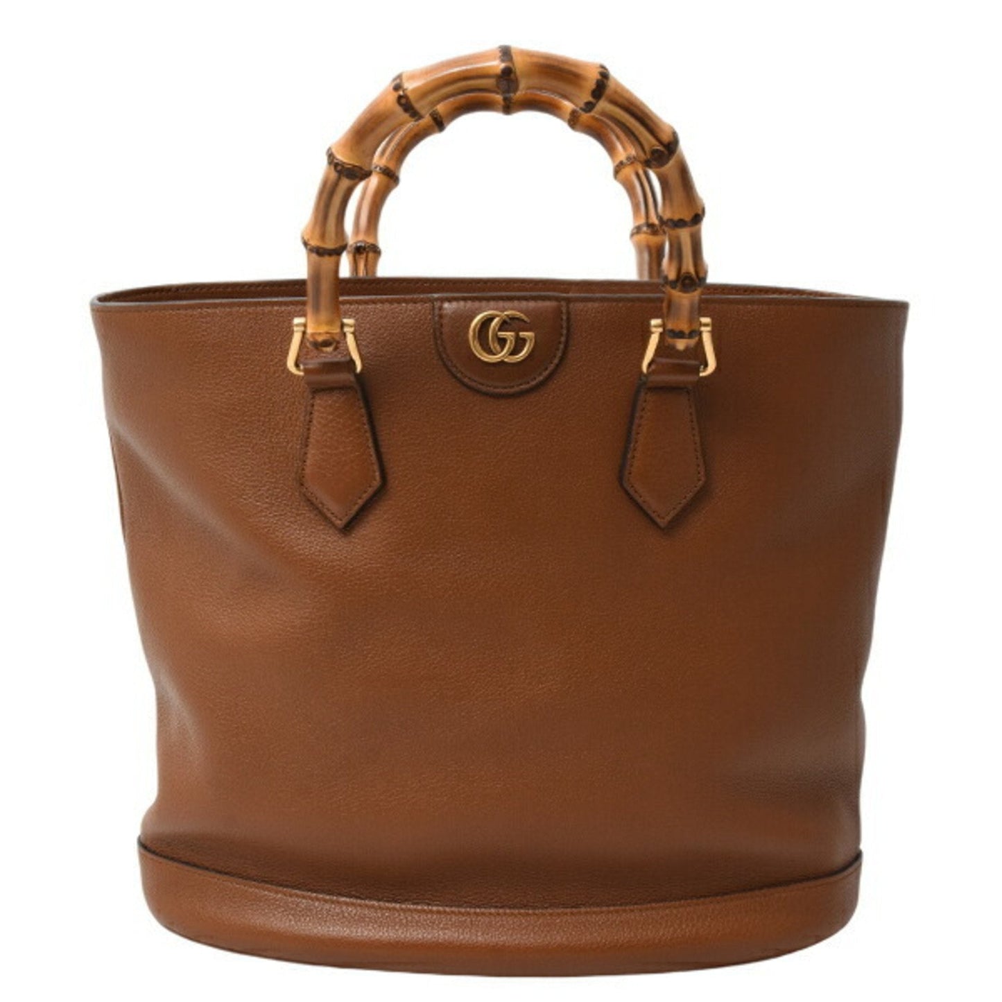 Gucci Beige Leather Tote Bag