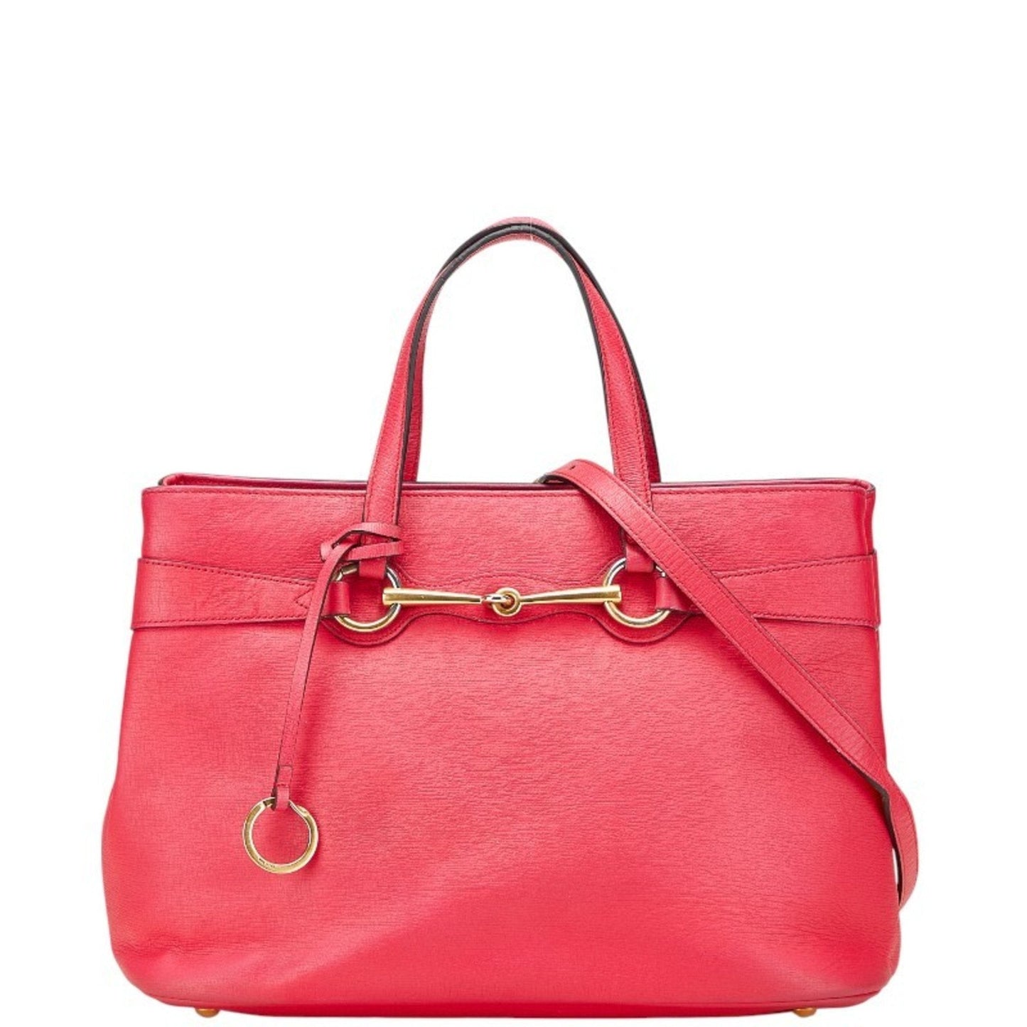 Gucci Horsebit Pink Leather Shoulder Bag Tote Bag