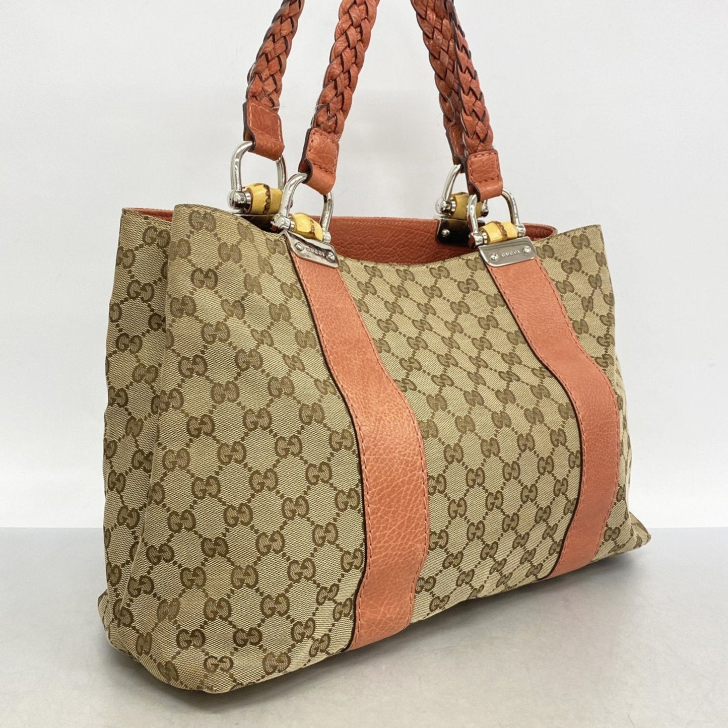 Gucci Beige Canvas Tote Bag
