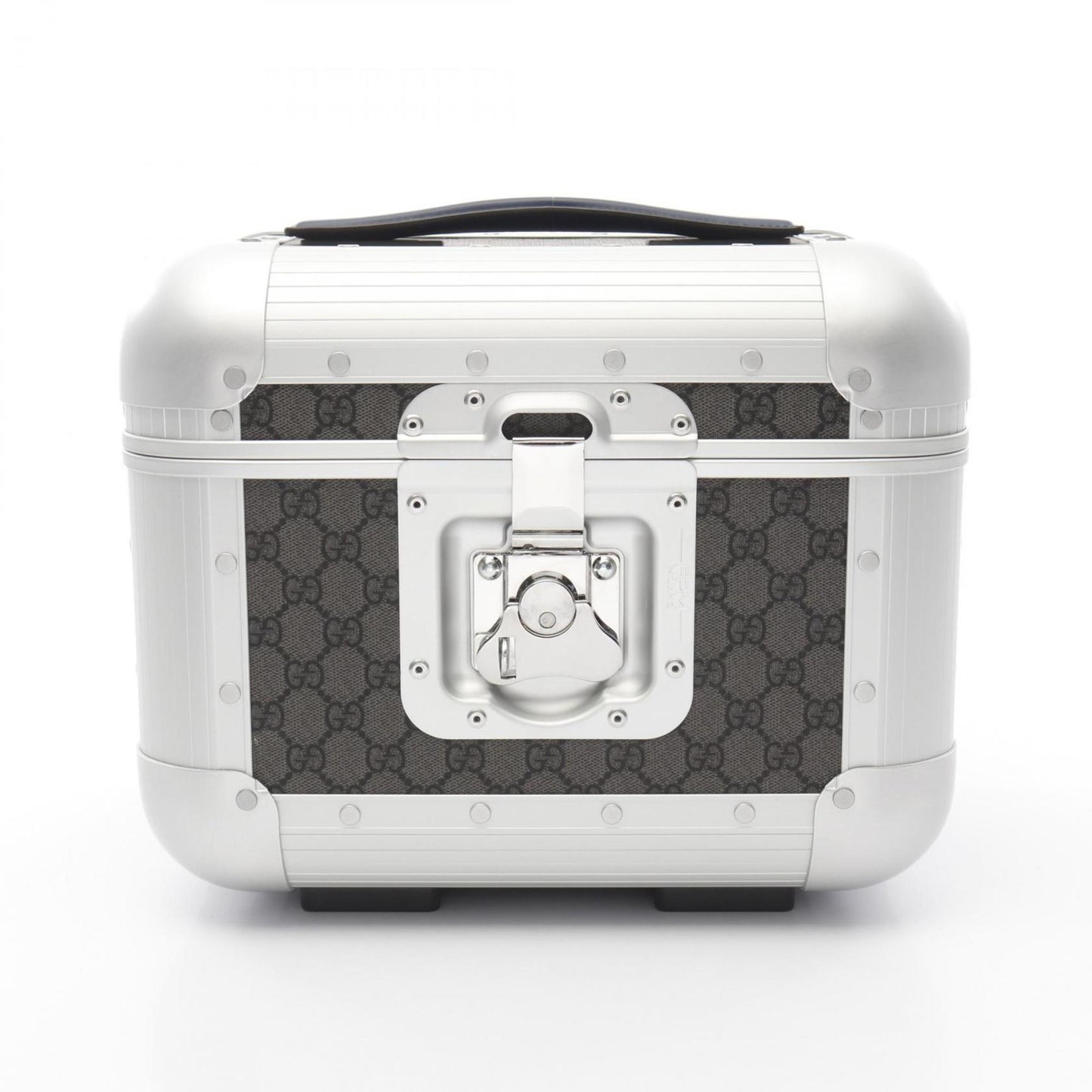 Gucci Gray Silver Gg Supreme Handbag Pouch