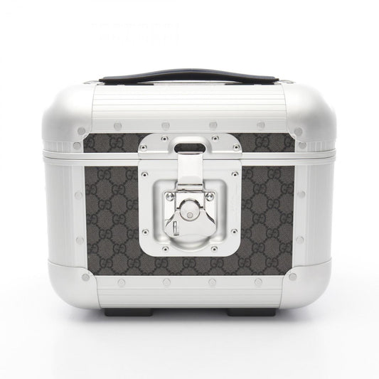 Gucci Gray Silver Gg Supreme Handbag Pouch