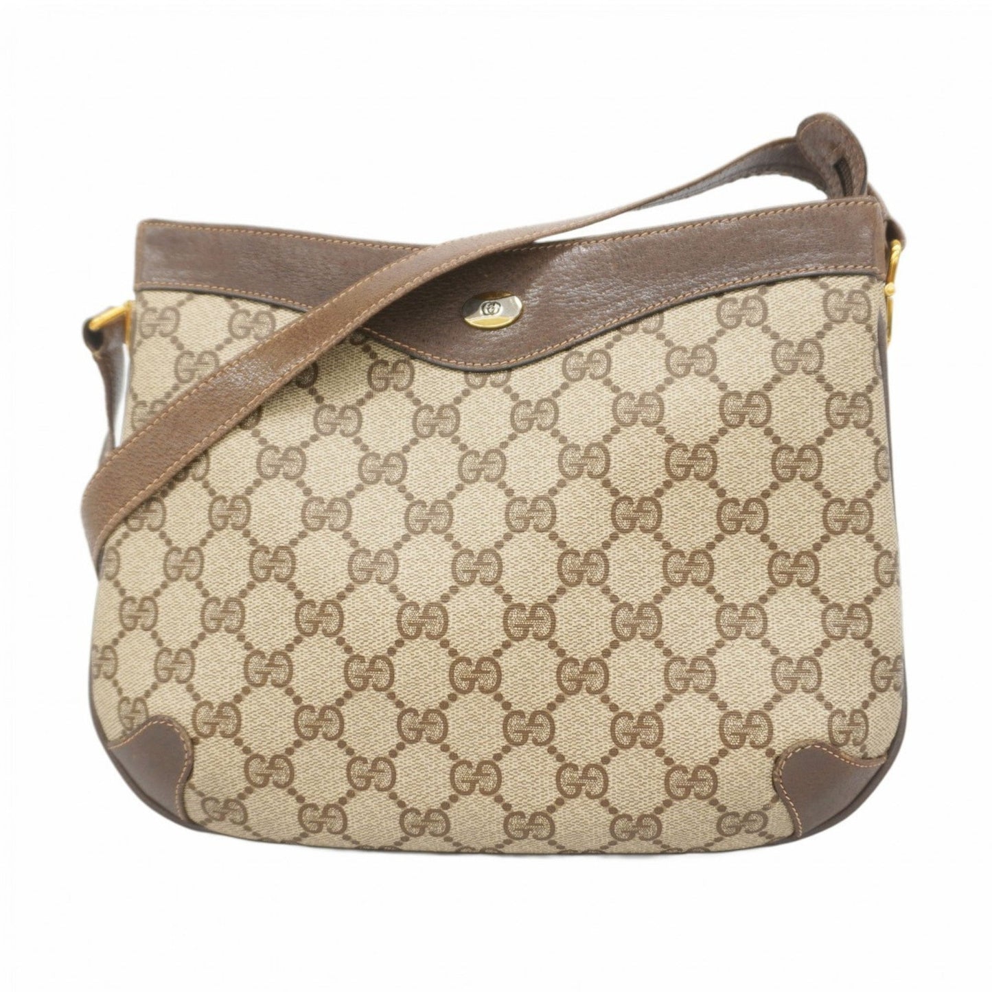 Gucci Brown Pvc Shoulder Bag